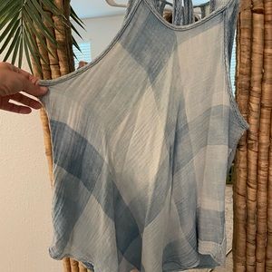 Cloth And Stone Denim Swing Top